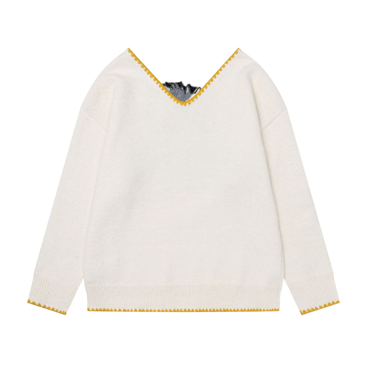 3D Color Block Structured Sweater