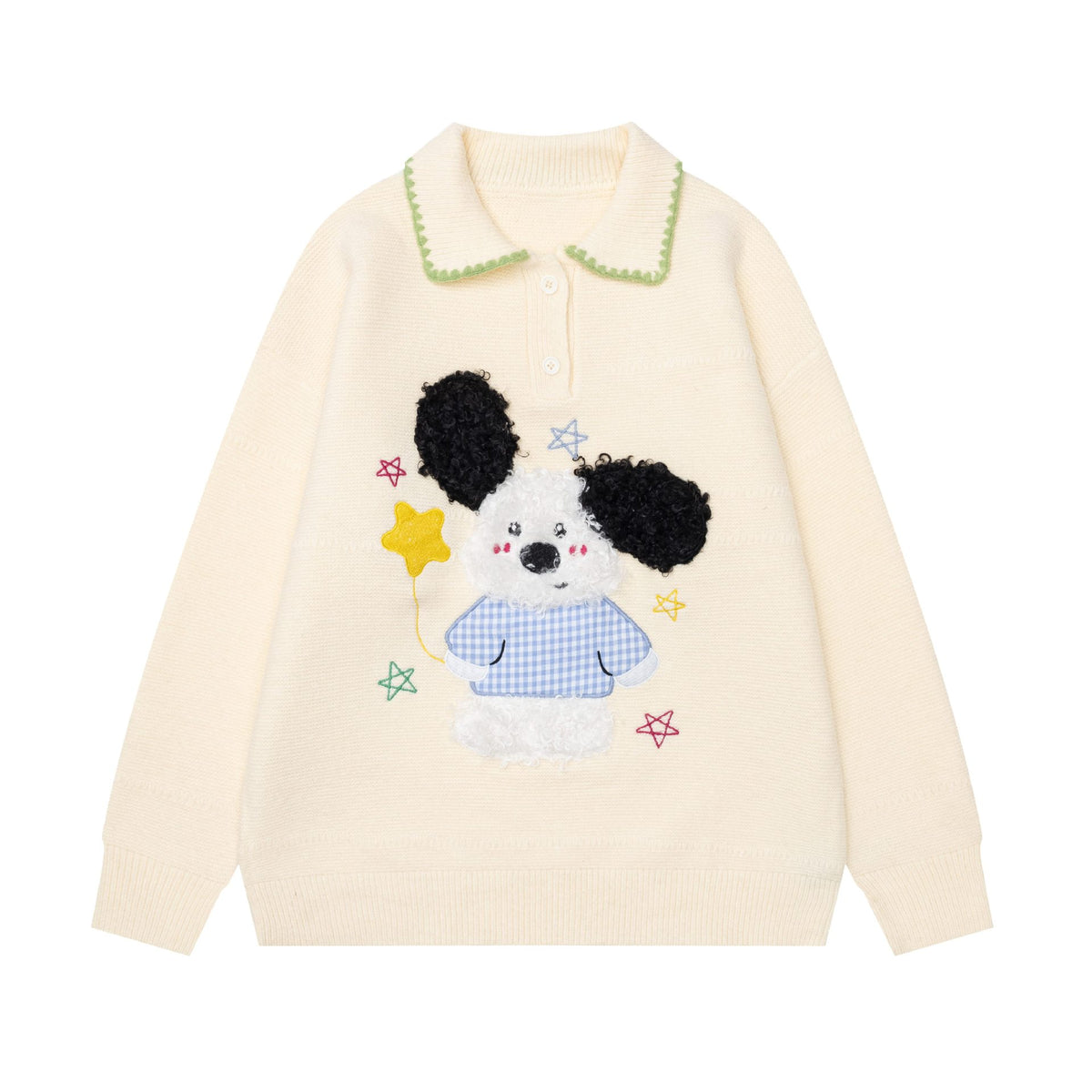 Plush Puppy Fabric Sweater