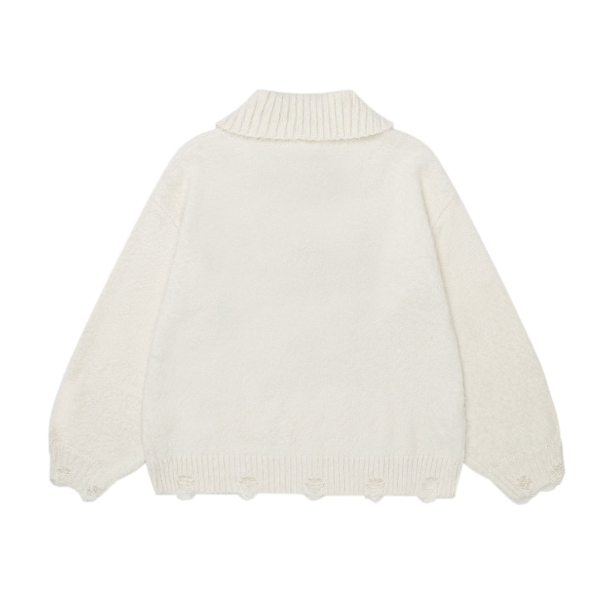 Plush little black cat sweater