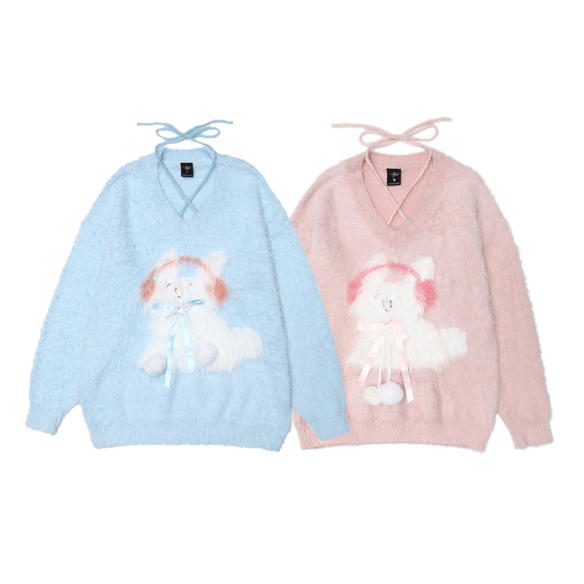 Cute neck hanging sweater