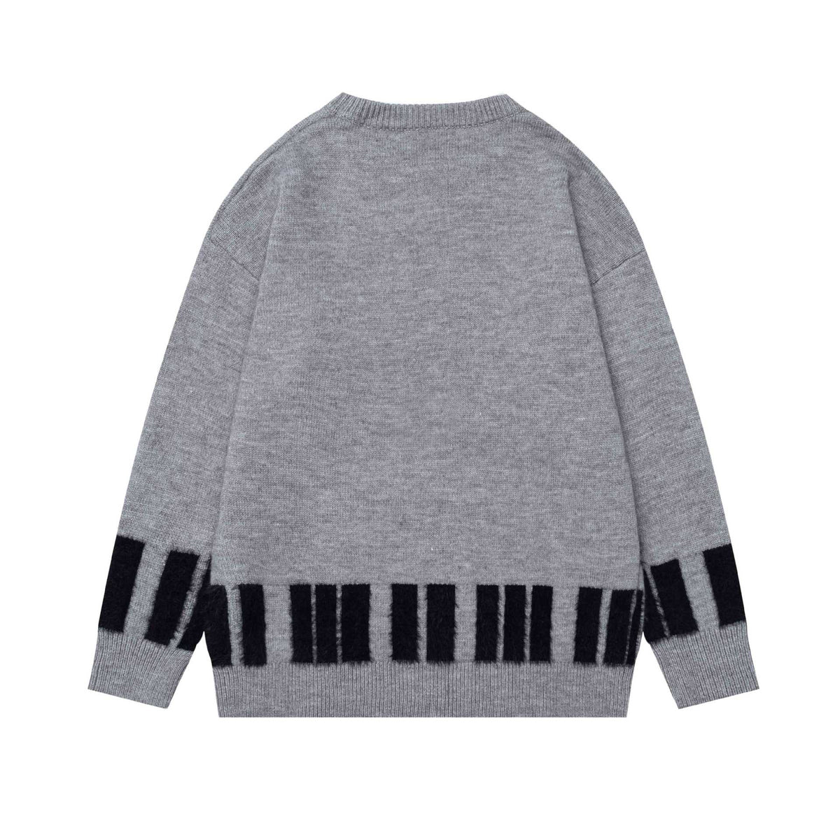 Note Cat Jacquard Sweater