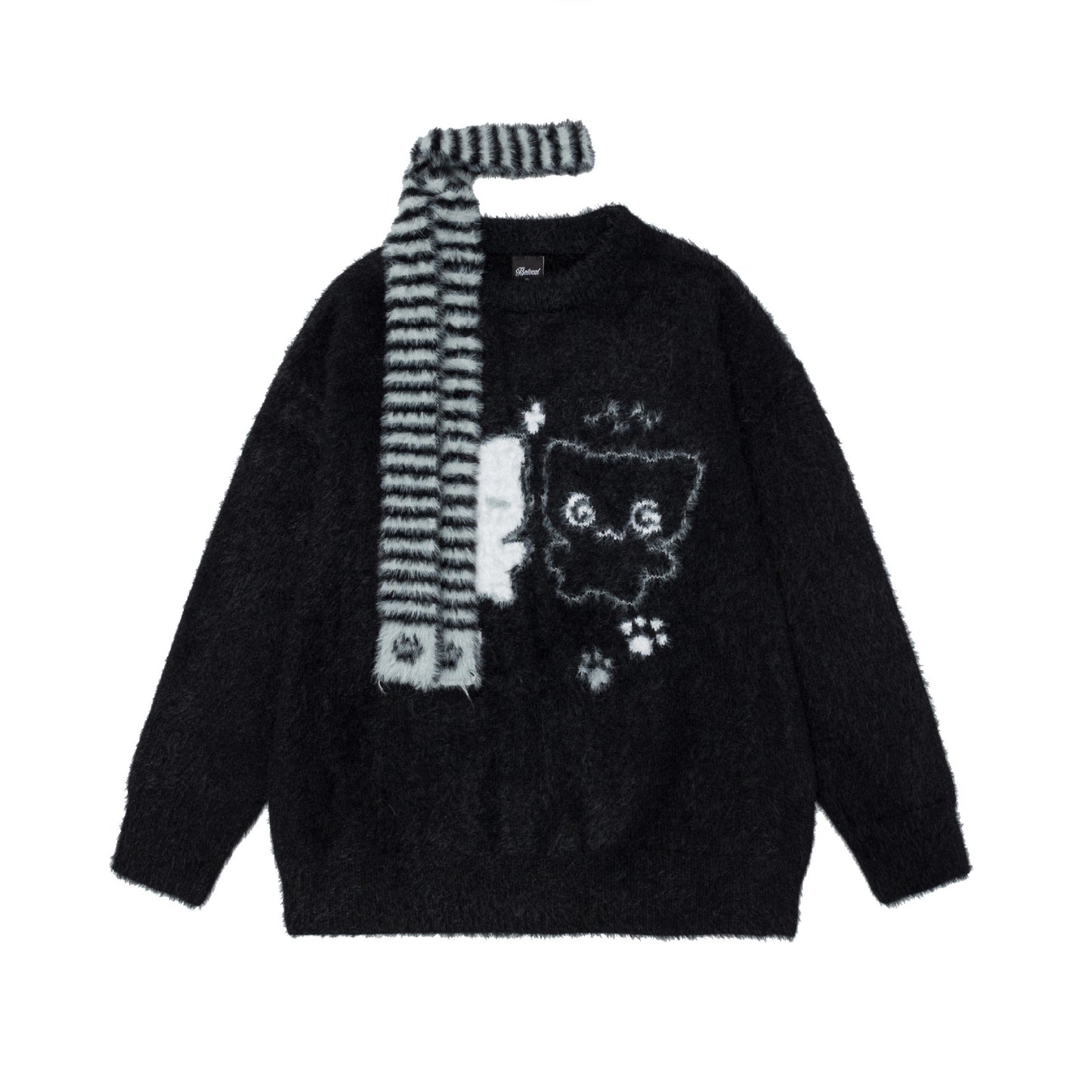 Cartoon jacquard sweater