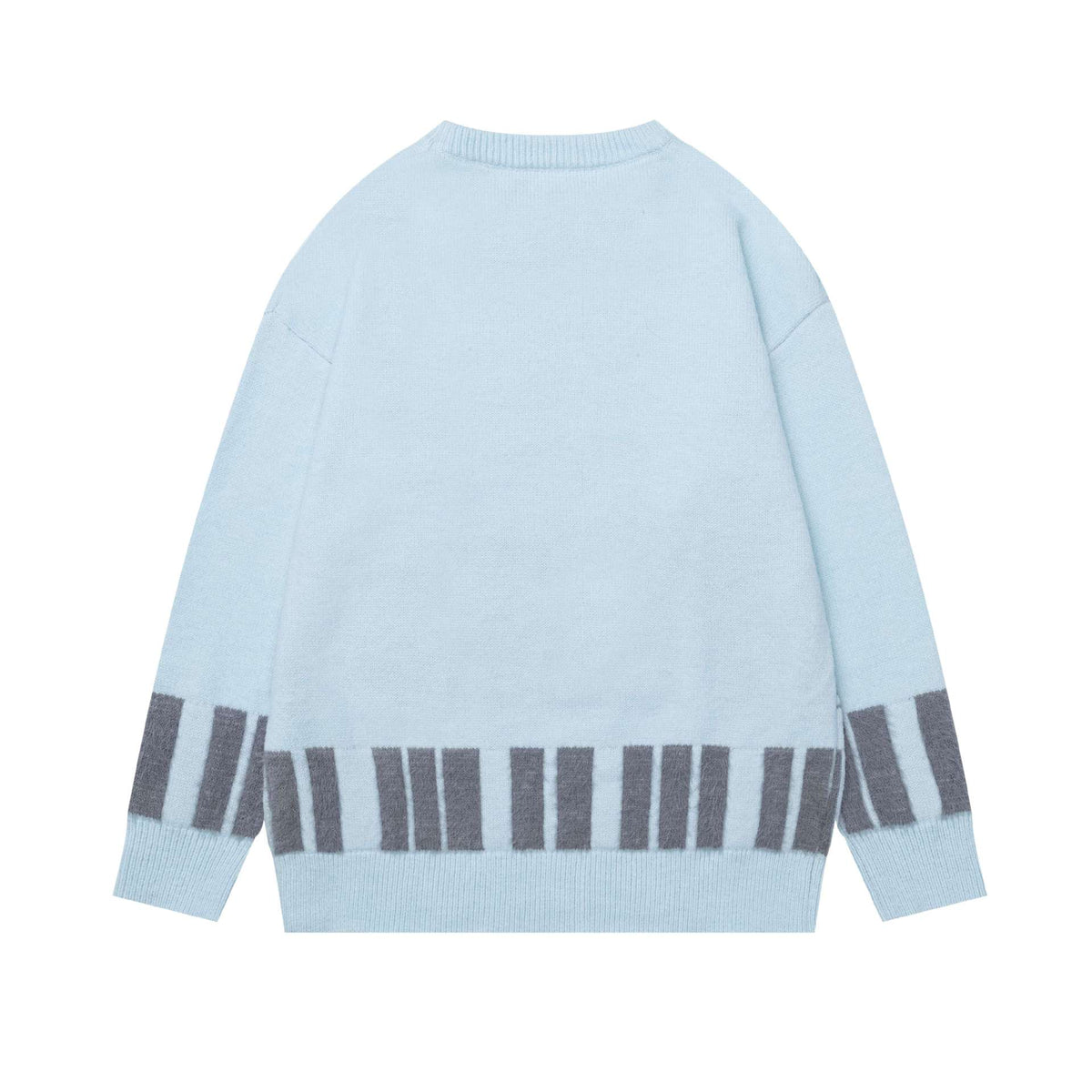 Note Cat Jacquard Sweater