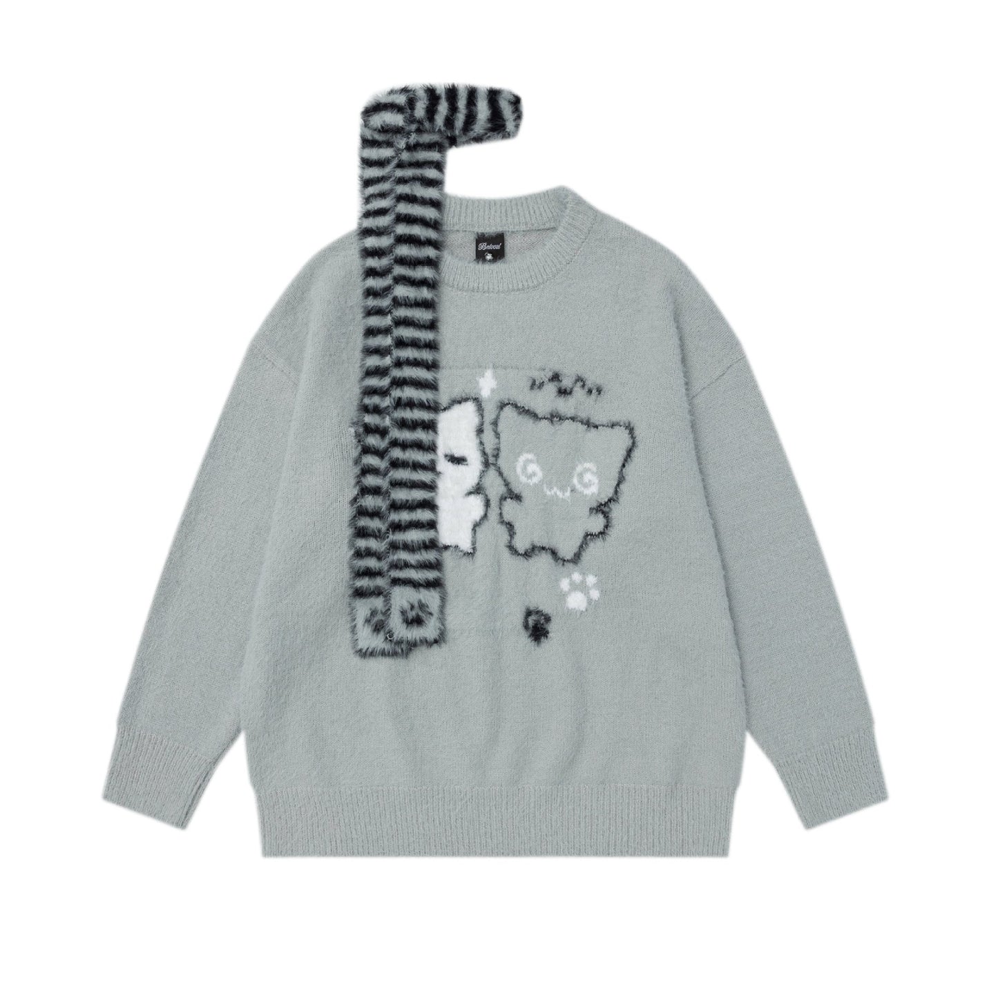Cartoon jacquard sweater