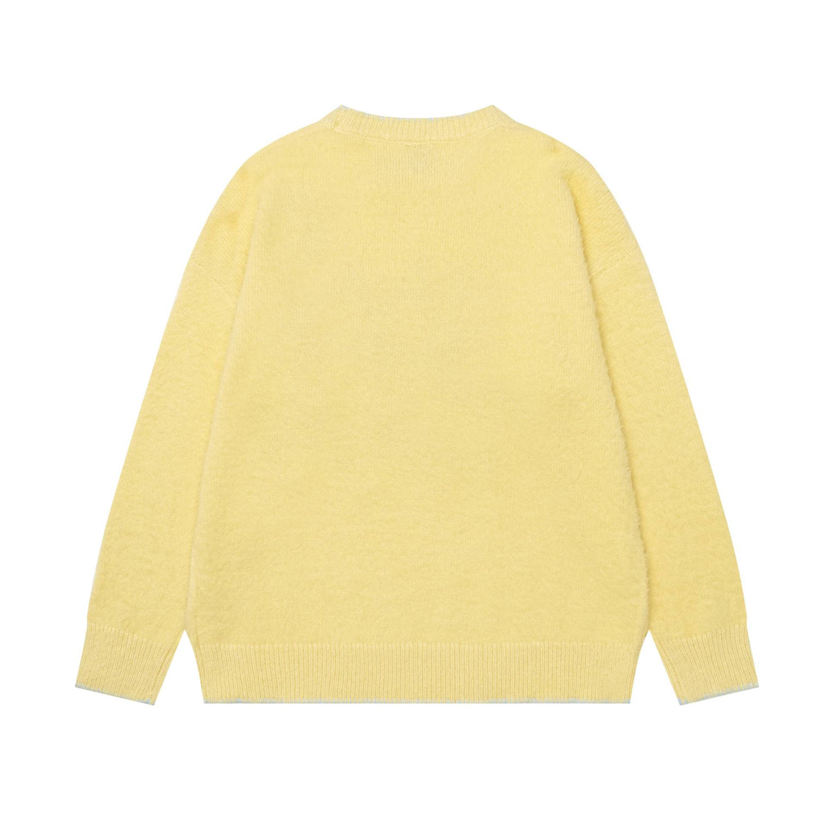 Stacked kitten jacquard sweater