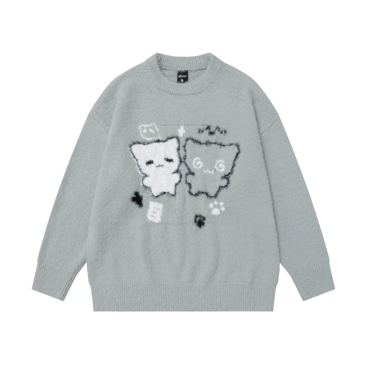 Cartoon jacquard sweater