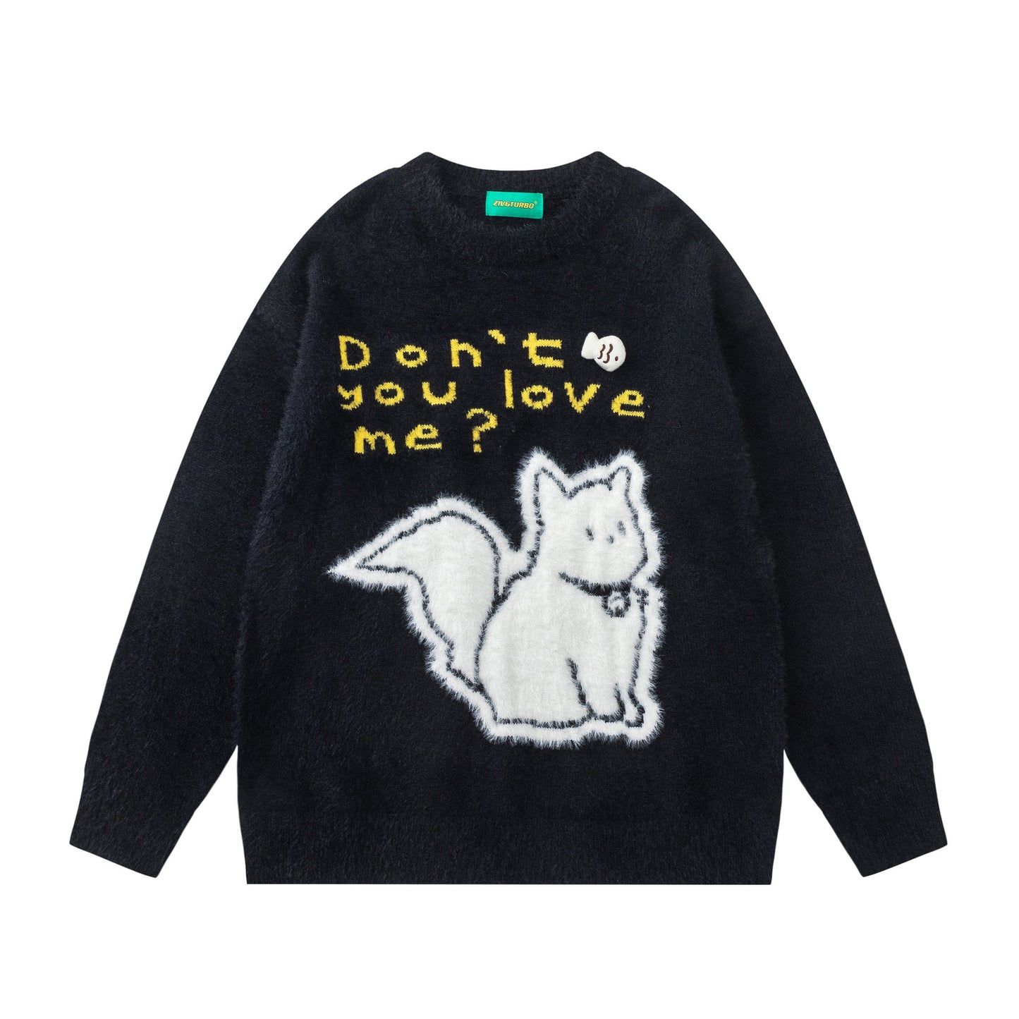 Cute Cat Pattern Sweater