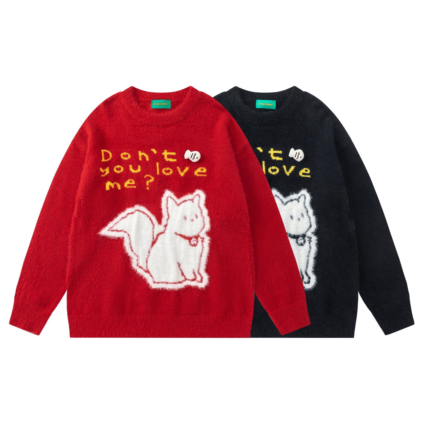 Cute Cat Pattern Sweater