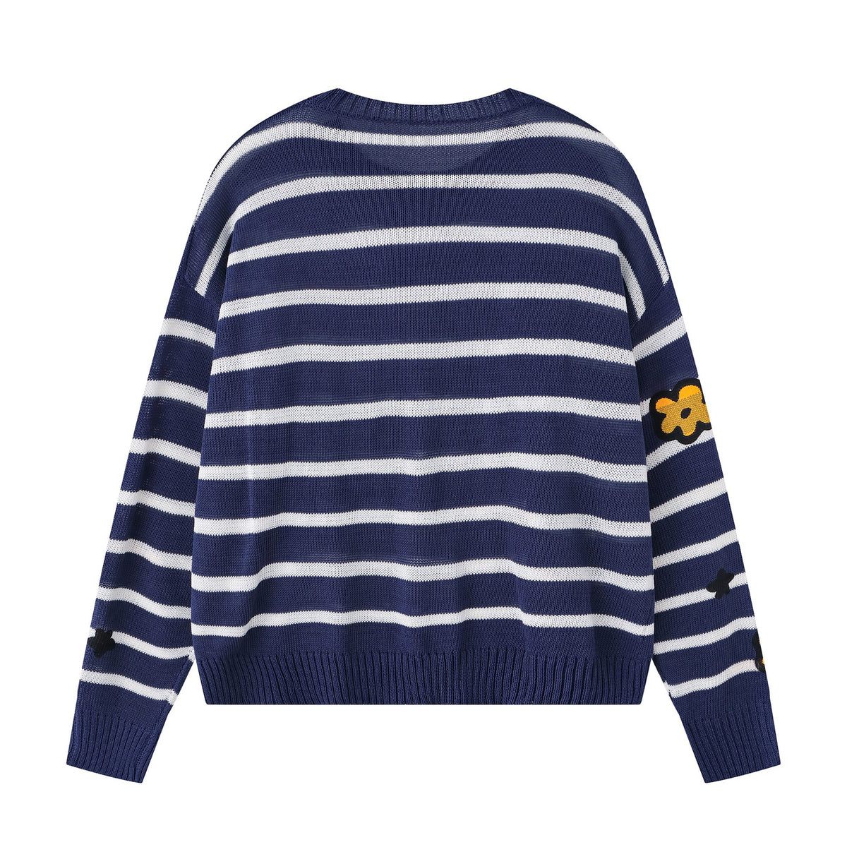 Spotted puppy flower sweater