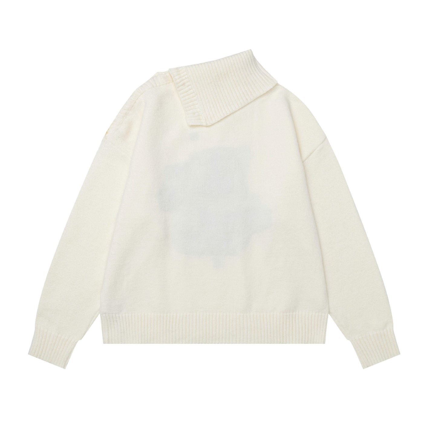 Plush puppy jacquard sweater