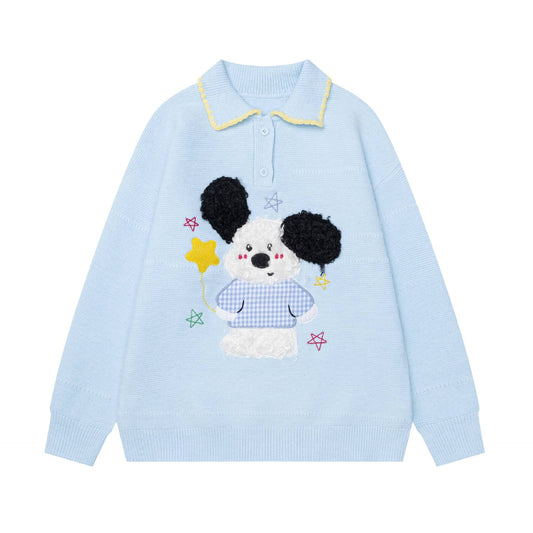 Plush cloth puppy sweater
